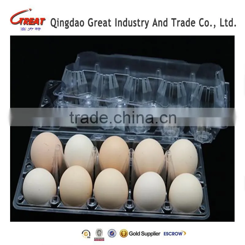 clear transprate bilster clamshell plastic quail eggs Container 30 slots