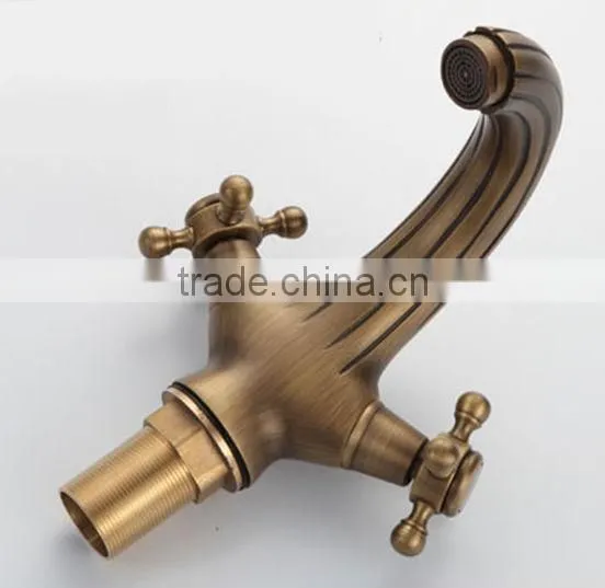 QH1750 Antique Brass Bathroom Faucet