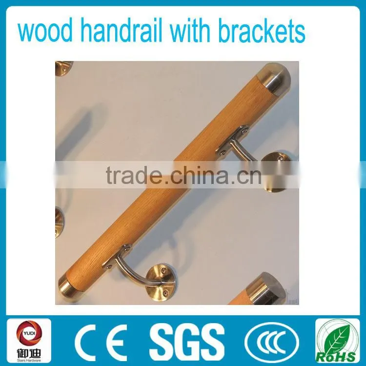 Hot sale stairs fitting stainless steel wood handrail bracket