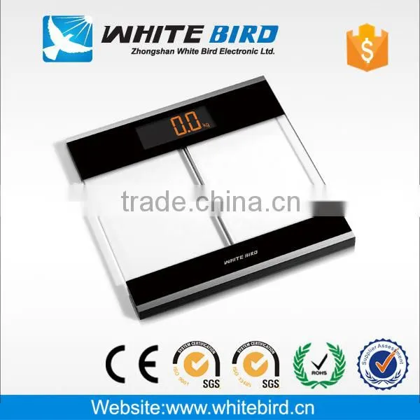 180kg /0.1kg electronic tempered glass digital body weighing bathroom scale