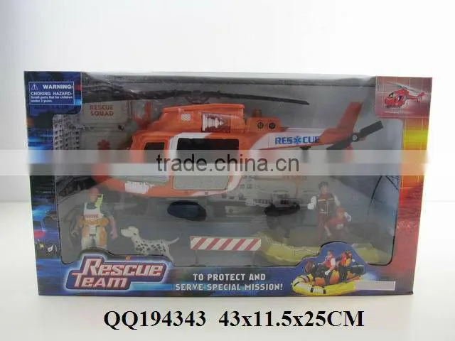 Rescue team set, funny set toy for kids, funny pretend toy