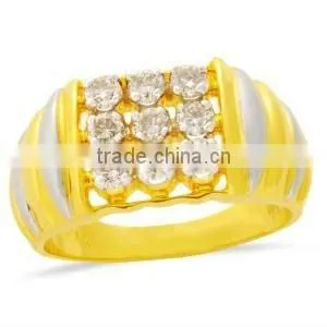 Gents Gold Diamond Rings