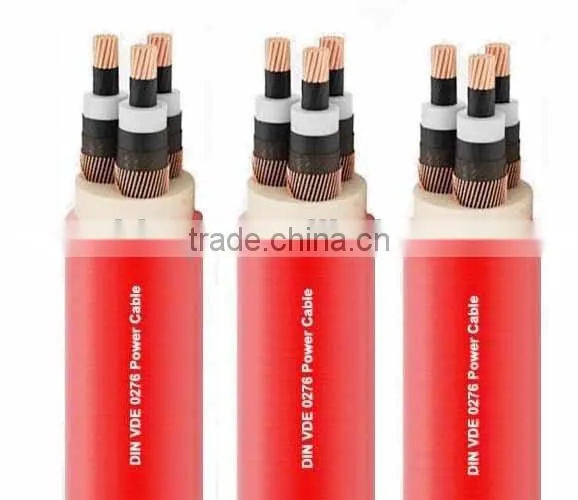 FEP Insulated PVC Sheathed Electrical Power Cable 6/10KV