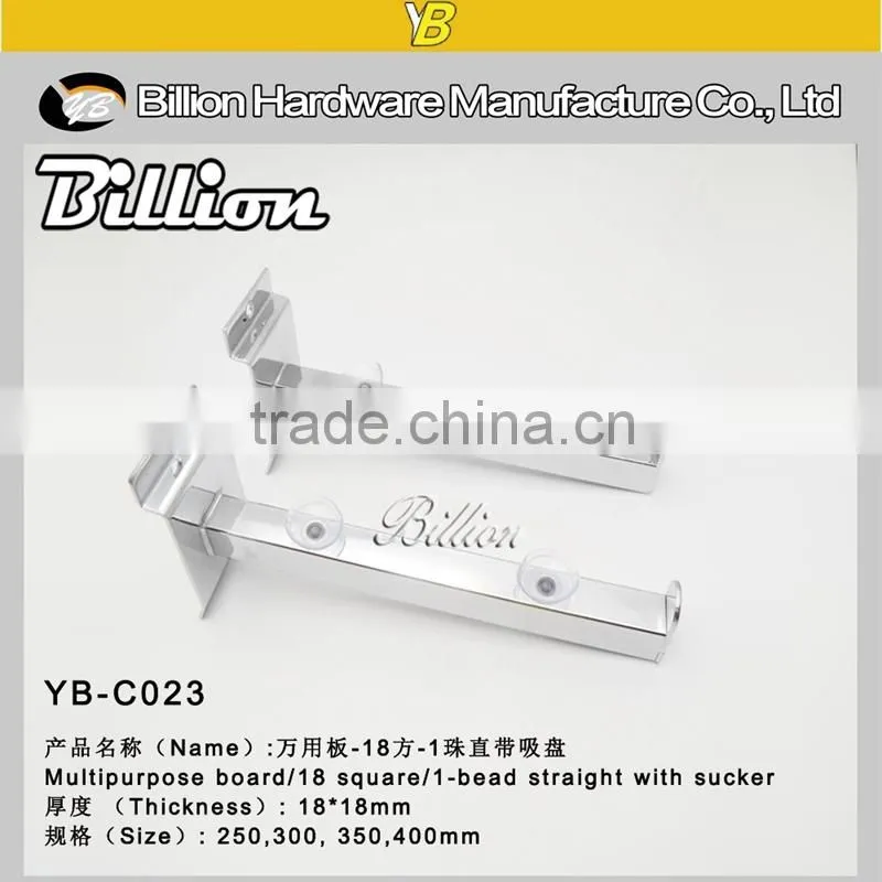 Metal Glass Bracket Holder with Sucker Wall Mount Brackets