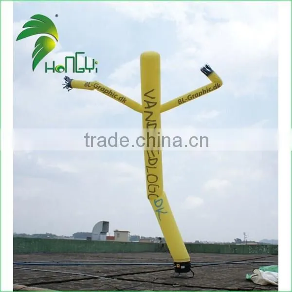 single leg inflatable air dancers , inflatable wave man statues , customized colours inflatable air dancers