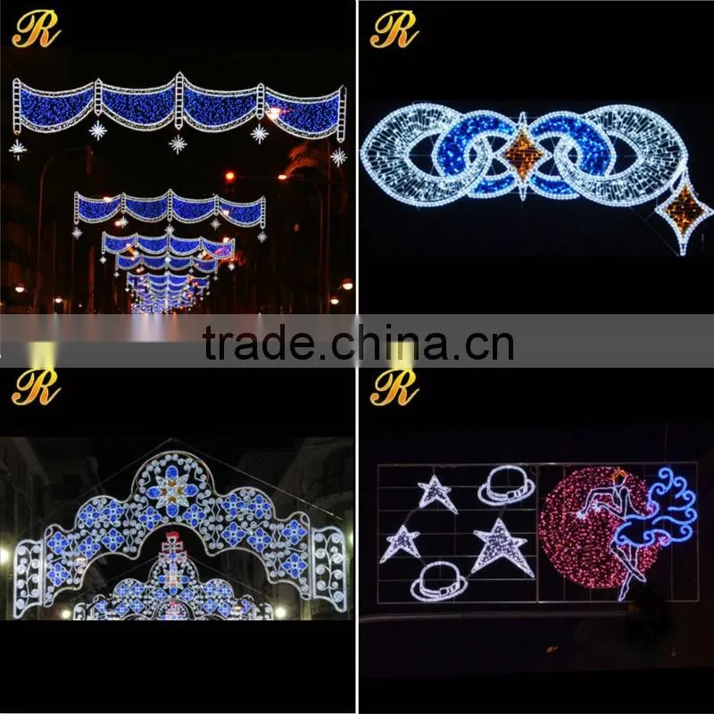 Handmade Christmas ornaments LED motif lights
