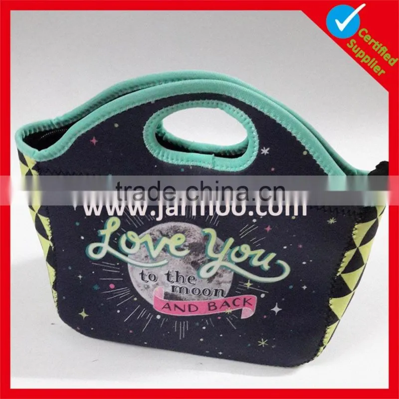 Cheap reusable custom printed personalized insulated lunch bags for kids
