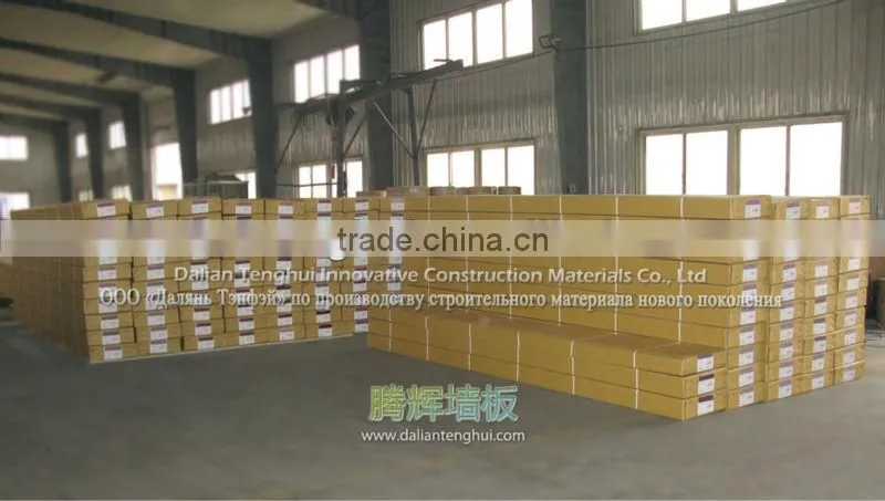decorative insulated exterior wall siding panel for prefab house/pu sandwich panel/foam wall panel/facade panel