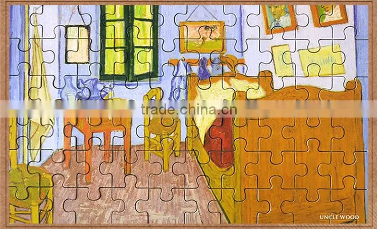 uncle wood(Germany ) 60 piece High quality puzzles jigsaw tin box packaging