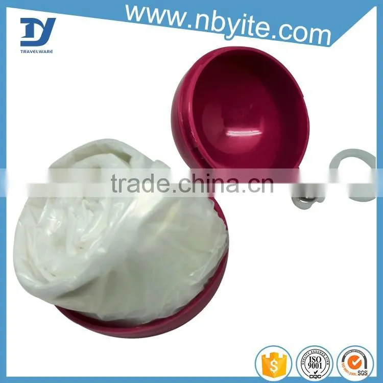 newest design high quality disposable raincoat/ rain poncho in ball