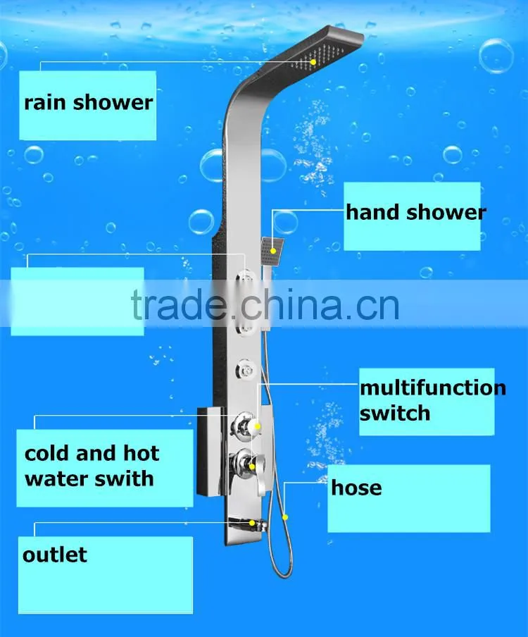 sanitary fitting massage panel shower column set Y-026