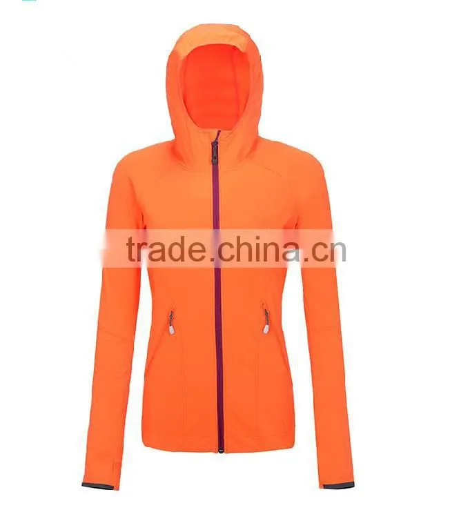 wholesale women fashion 10000mm waterproof taped softshell jacket