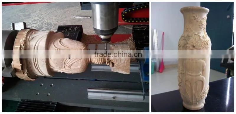 used low cost cnc wood carving machine good quality for glass bottle pvc plate marble arts and metal ring for best sale