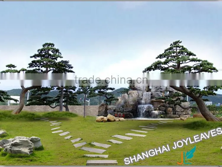 custome evergreen decorative artificial pine tree for promotion