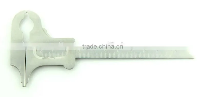 Dental lab / sergical Endodontic measuring instrument stainless steel boley gauge vernier caliper sliding tenth