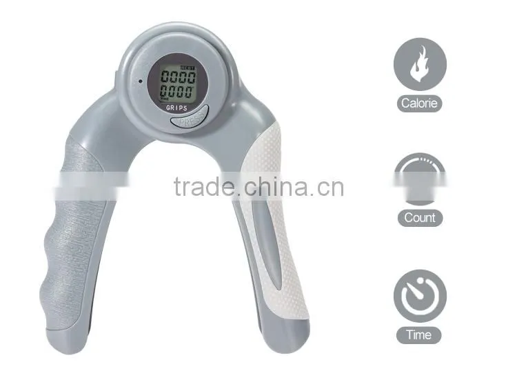 KYTO factory outlet portable exercise digital calorie count hand gripper