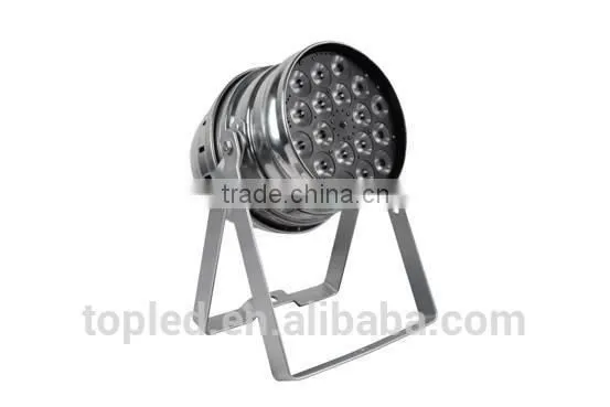 LED Par Light Sound-active DMX 512 Static Color 18*6-in-1 6W RGBWA-UV light130W DMX led par 64 stage lighting