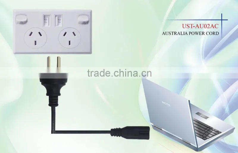 Australia power cord AC for laptop Australia power plug and cable
