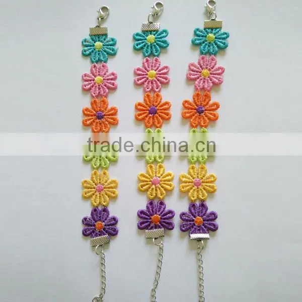 good quality korea new style sunflower lace bracelet