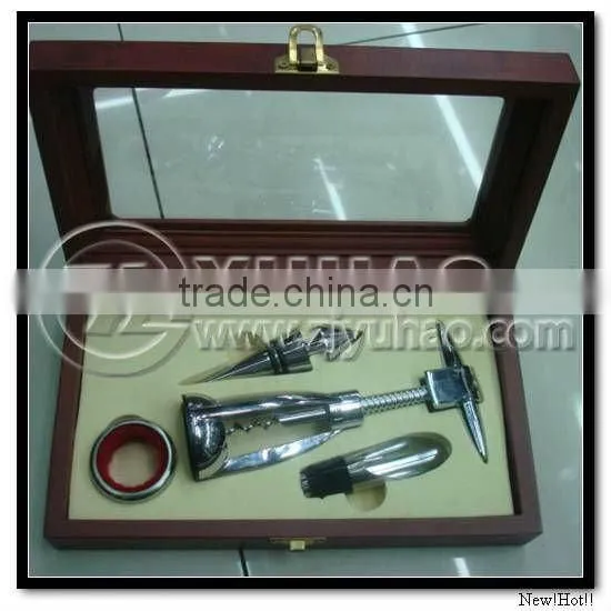 Promotional Wooden Box Wine Set