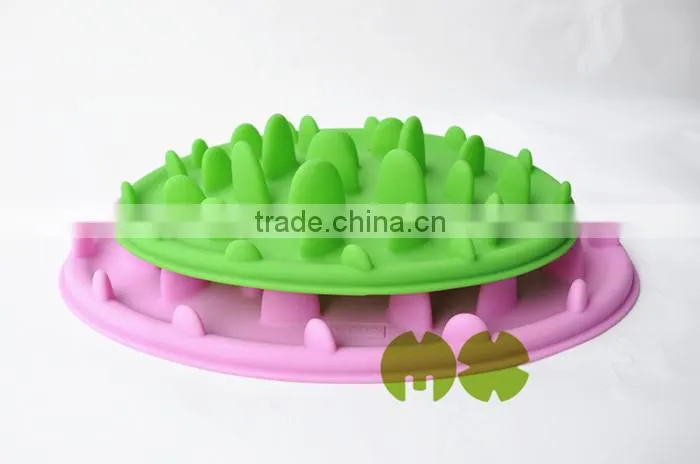 Pet expandable/collapsible dog food travel bowl,colorful siilicon dog bowl,customized size/shape color pet bowl