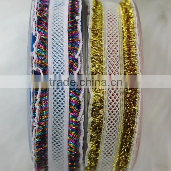 Good quality knitted elastic trimming for garment accessories