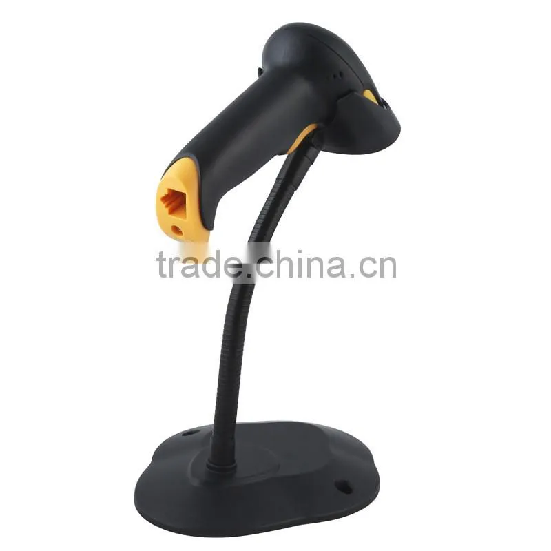 Auto laser barcode scanner with stand, barcode scanner hot sell