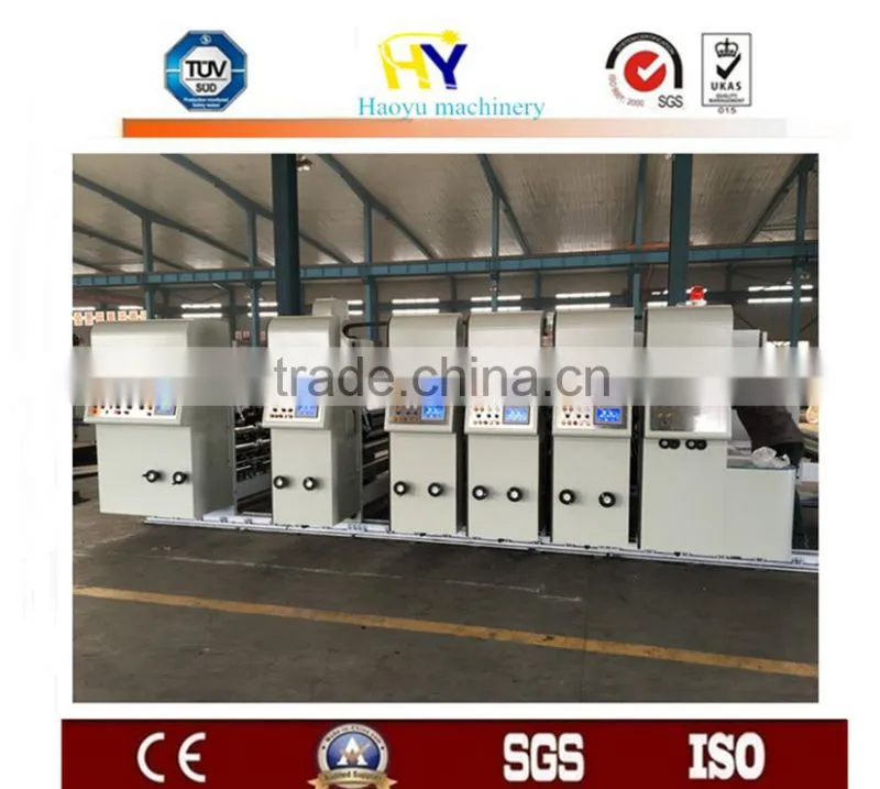 High speed automatic carton box printing slotting rotary die cutting machine