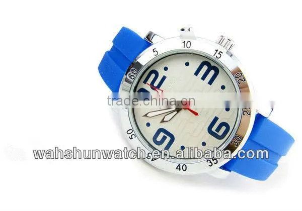 new products fashion silicon wrist band black large numbers men watches 2016