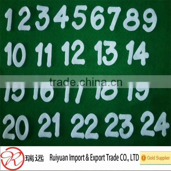 2016 the best selling wholesale die cut felt letter made in china
