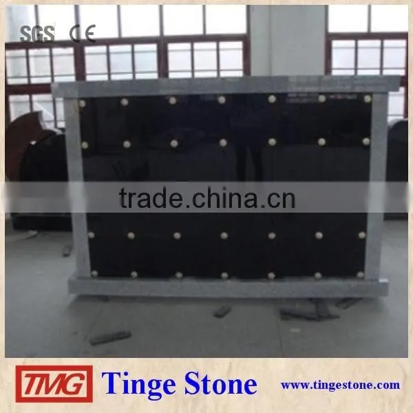 Natural stone granite columbarium 24-48 niches designs