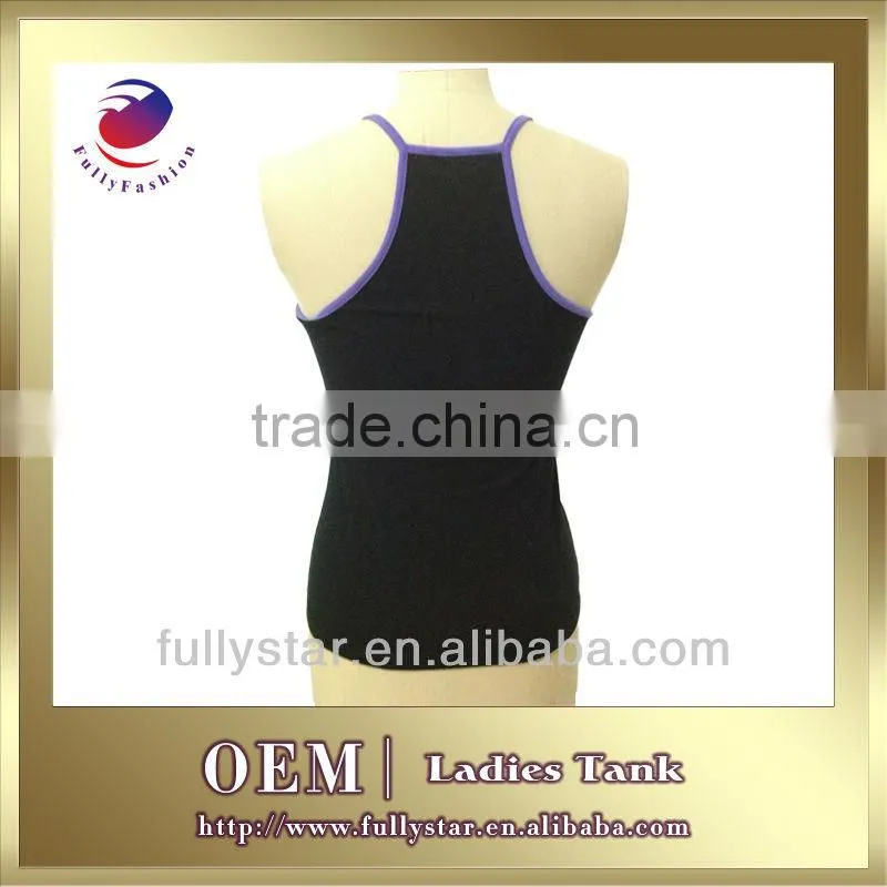 cotton city t shirts sleeveless yarn dyed stripe printed