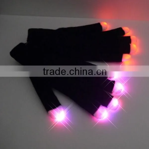 2016 christmas hot Party Light Up Gloves/Adult Custom Logo Led Gloves,light gloves led