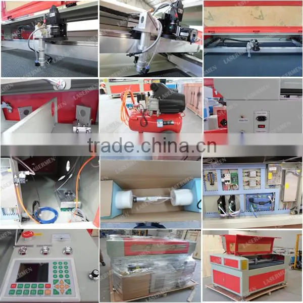 leather fabric cloth laser cutter machine with CCD system LM-1290