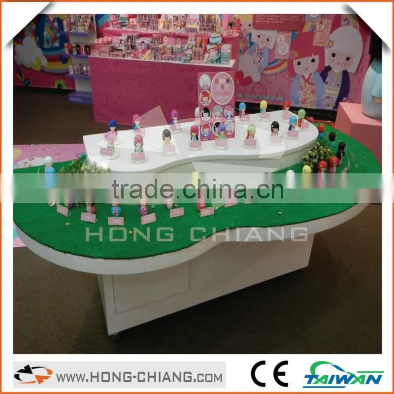 Mobile magnetic conveyor belt / desk / modern display counter / promotion table