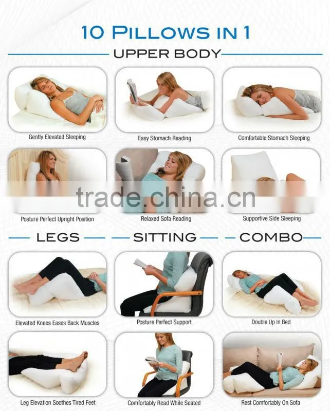 10 IN 1 MEMORY FOAM FLIP PILLOW
