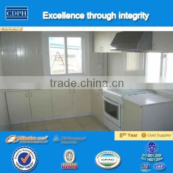China supplier Two bedroom modular house for low income family, Made in China galvanized prefab house, China alibaba prefab home