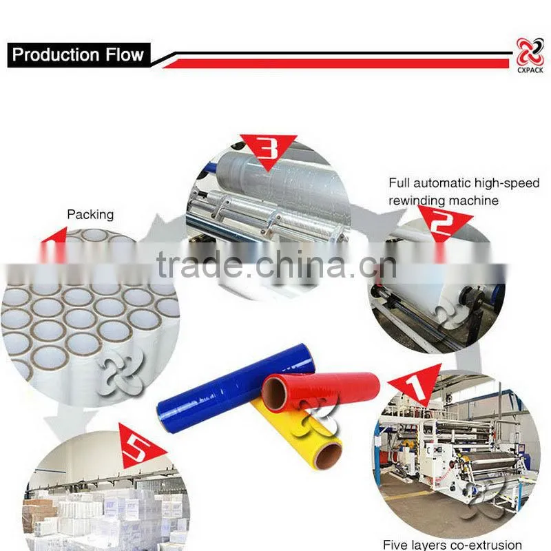 hot sale plastic colored lldpe packaging film