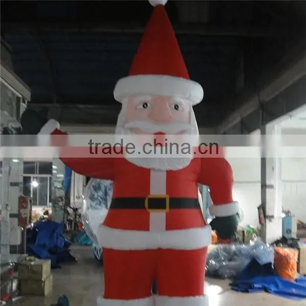 Huge inflatable santa claus customized Christmas inflatables with factory price