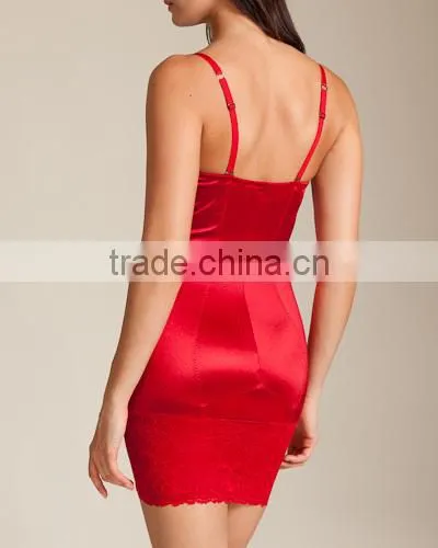 high quality hot red women slim long body shaper