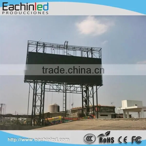Pantalla de LED gigante full color para publicidades exteriores giant tv led p10