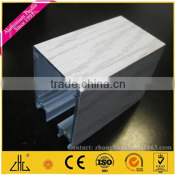 Wow!! white oak coatings aluminium profile,golden oak coating aluminium extrusion,timber aluminium profile price per kg factory
