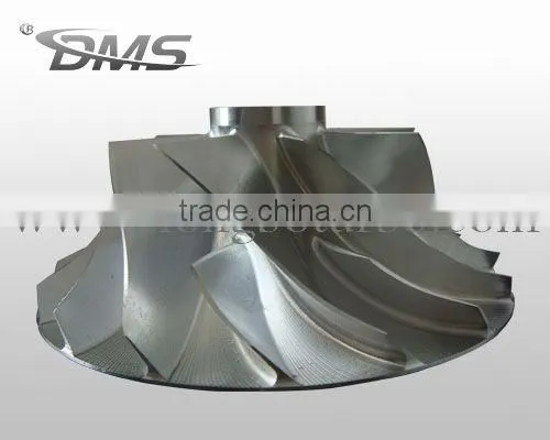 5-axis machining, CNC machining, billet compressor wheel, billet turbo