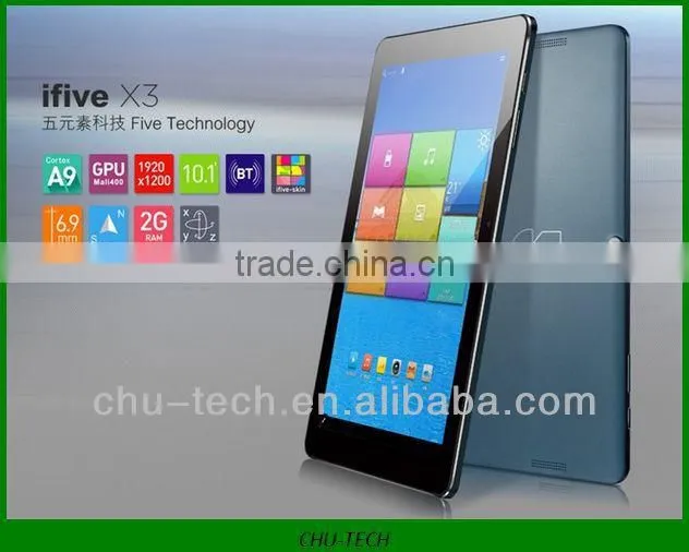 FNF Ifive X3 3G Ifive-Skin UI Tablet PC Quad Core RK3188 1.6GHz BT 10.1" IPS 1920*1200