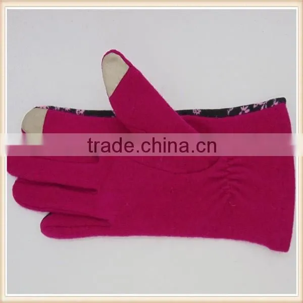 Hot!! Hot Sale Warm Winter Fleece wool/ Cashmere Gloves Chinese Hot Gloves