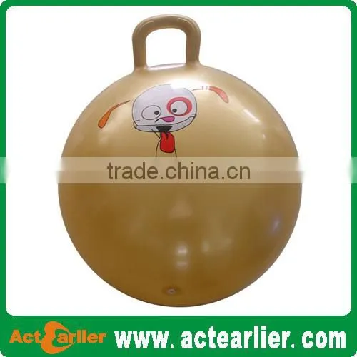 promotion cheap yoga ball with handle