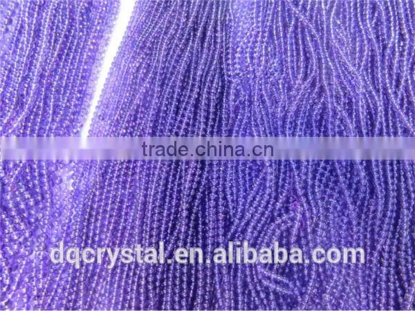 Handmade all colours of crystal round beads necklace for sale