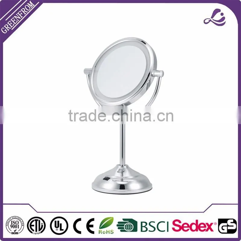 7 inch battery led light bathroom mirror