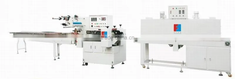 Lotion bottle automatic shrink wrapping machine