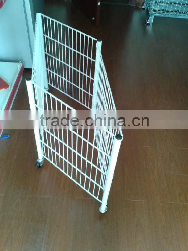 RH-DC01 Promotion Display Stands Supermarket Display Metal Mesh Cage